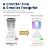 13 Gallon | Nova Series UV Odor Neutralizing Smart Trash Can | ONT-50-81