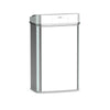 Rectangular Motion Sensor Trash Can 13.2 Gallon, Silver