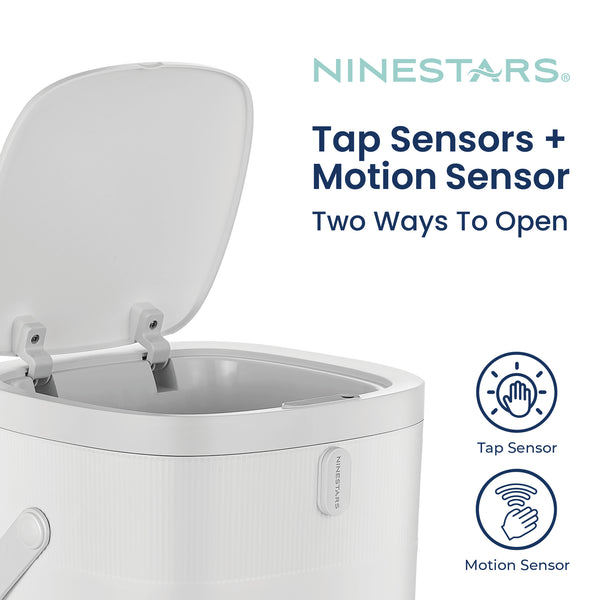 Touch tap & Motion Sensor Combo Trash Can for Kitchen and Bedroom High Grade ABS | CB-DZT-50-36_12-36