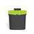 0.8 Gallon Countertop Compost Trash Bin & Hanging Trash Can, Black/Green | CCC-4-3S