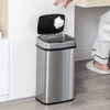 Infrared Motion Sensor Trash Can Stainless Steel for Bedroom Home Office | DZT-15-5