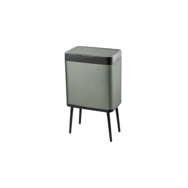Rectangular Motion Sensor Trash Can with Legs