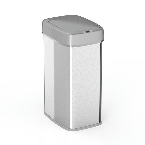 Slim Hands-Free Motion Sensor Trash Can For Kitchens | DZT-50-16