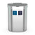 Ninestars Dual Compartment Motion Sensor Trash Can