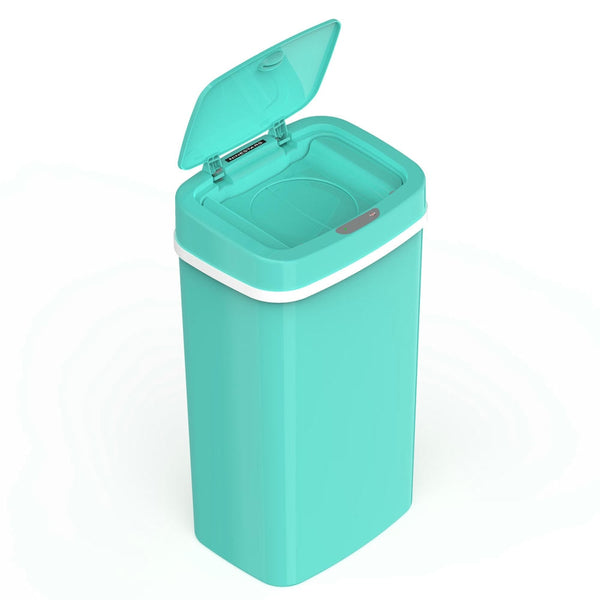 Odor Shield Infrared Motion Sensor Trash Can 4 Gallon para sa Silid-Tulugan at Opisina | NPT-15-1WH | NPT-16-1