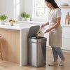 13 Gallon | Nova² Squared UV Odor Neutralizing Smart Kitchen Trash Can | ONT-50-82SL