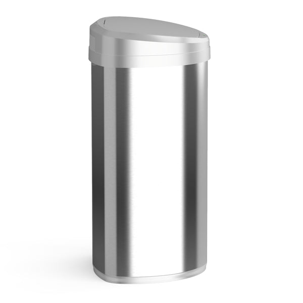 Semi-Round Motion Sensor Trash Can