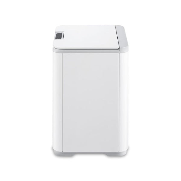 Touchless Square Motion Sensor Trash Can, 2.6 Gallon, White