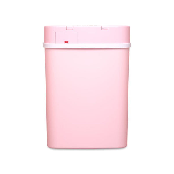 Ninestars Rectangular Motion Sensor Trash Can 3.2 Gallon, Pink