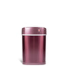 Oval Motion Sensor Trash Can 3.9 Gallon, Burgundy