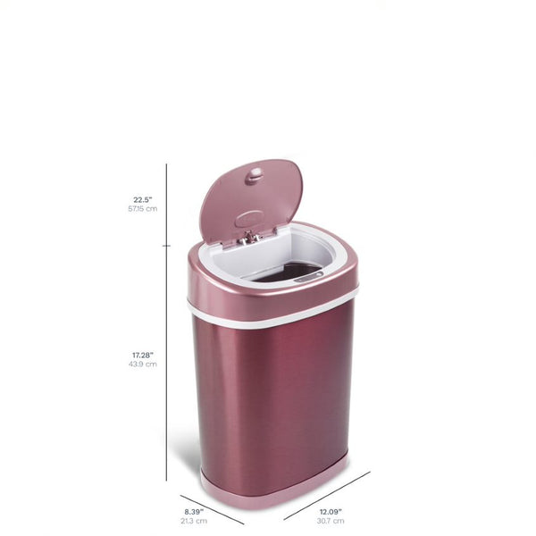 Ninestars Oval Motion Sensor Trash Can