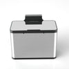 Stainless Steel Compost Bin for Camping and Bathrooms