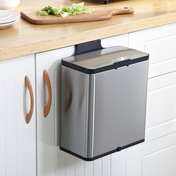 Hanging Compost Can for Kitchen Drawers and Cabinets