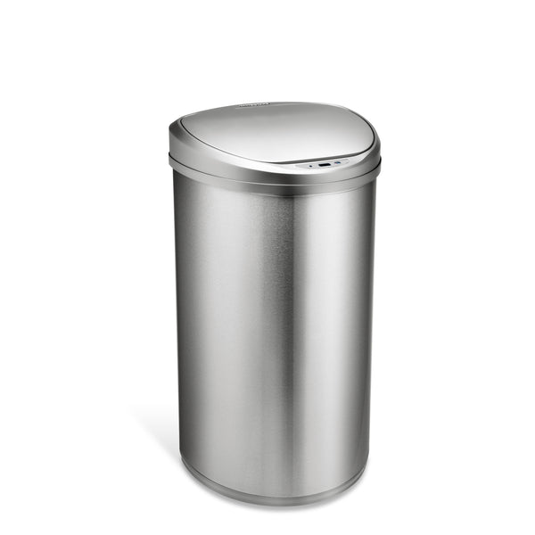 Ninestars 13.2 Gallon Semi Round Motion Sensor Trash Can