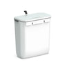 Plastic White Small Hanging Bathroom Waste Basket
