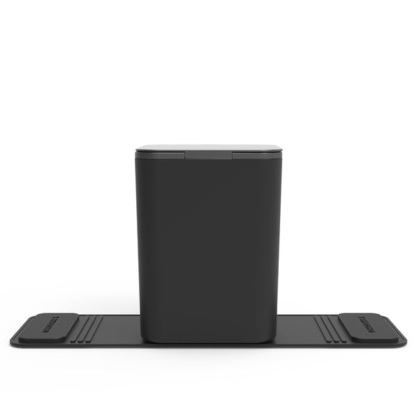 Black Spill Proof Trash Can. Interior Car Trash Can