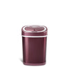 Oval Motion Sensor Trash Can 3.9 Gallon, Burgundy