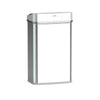 Rectangular Motion Sensor Trash Can 13.2 Gallon, Silver