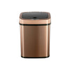 Ninestars Rectangular Motion Sensor Trash Can 3.2 Gallon, Gold