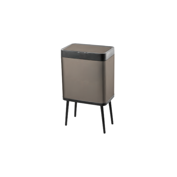 Rectangular Motion Sensor Trash Can with Legs