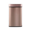 Rectangular Motion Sensor Trash Can 13.2 Gallon, Gold for Living Room