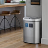 Dual Compartment Motion Sensor Trash Can for Kitchen