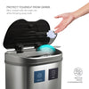 Dual Compartment Motion Sensor Trash Can Recycling Can