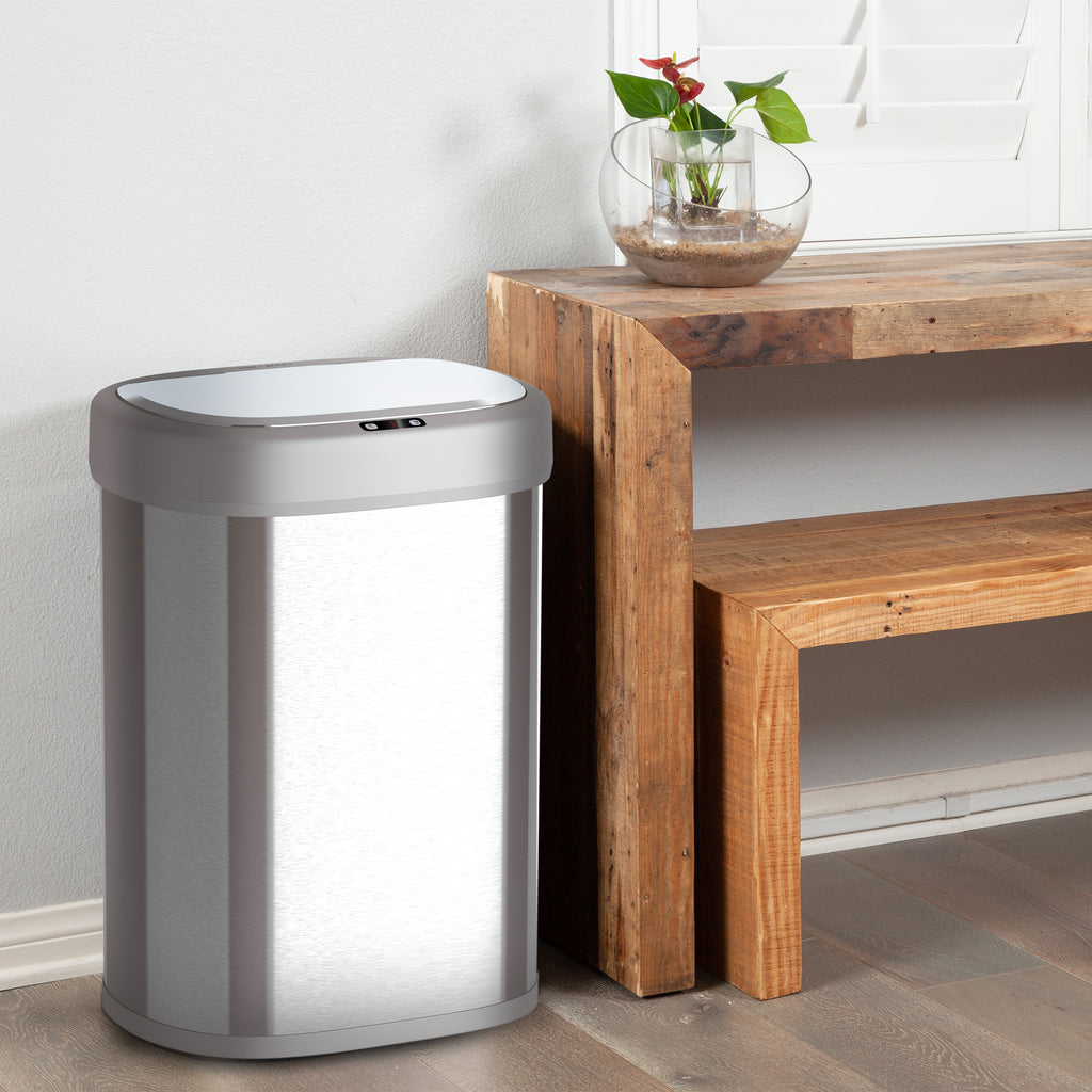 21.1 GAL/80L Stainless Steel Motion Sensor Trash Can