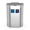 Ninestars Dual Compartment Motion Sensor Trash Can