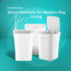 Rounded Square Water Resistant Motion Sensor Trash Can 2.6 Gallon | DZT-10-11