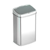 Ninestars Rectangular Motion Sensor Trash Can 13.2 Gallon, Grey