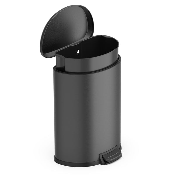 Step-On Trash Can 13.2 Gallon, D Hugis | NGAYONG-50-3