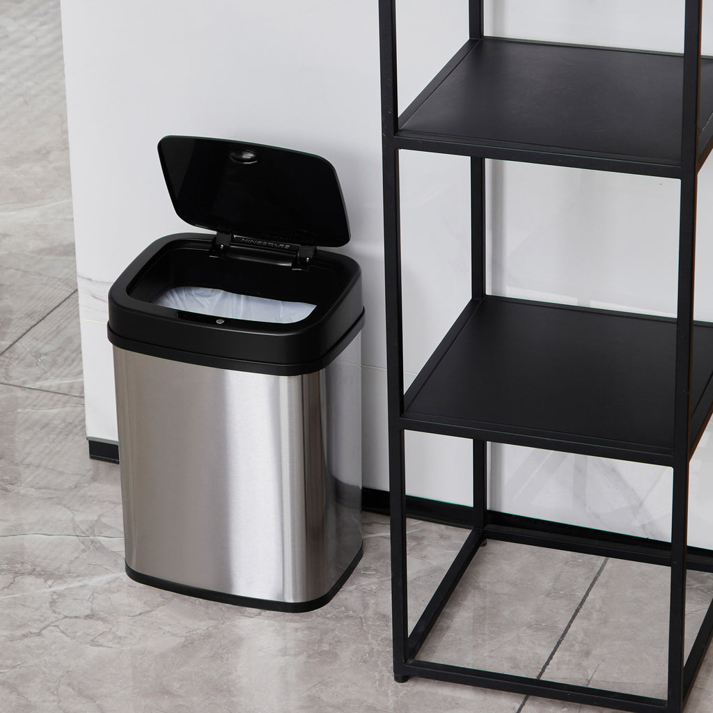 Rectangular Motion Sensor Trash Can 3.2 Gallon