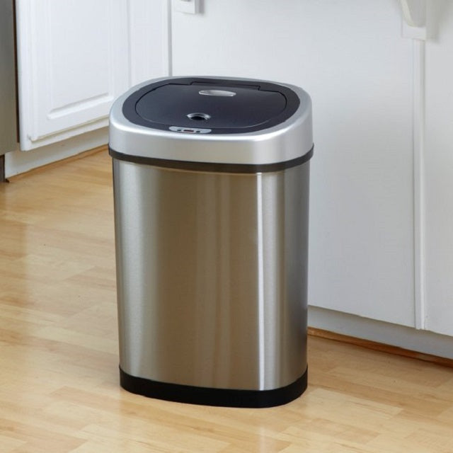 Rectangular Motion Sensor Trash Can 11.09 Gallon