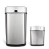 Rectangular Motion Sensor Trash Can 13.2 Gallon & 3.2 Gallon-Kitchen, Living Room