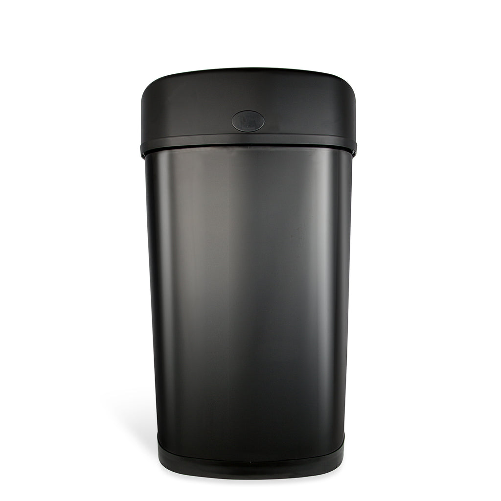 Rectangular Motion Sensor Trash Can 13.2 Gallon, Black