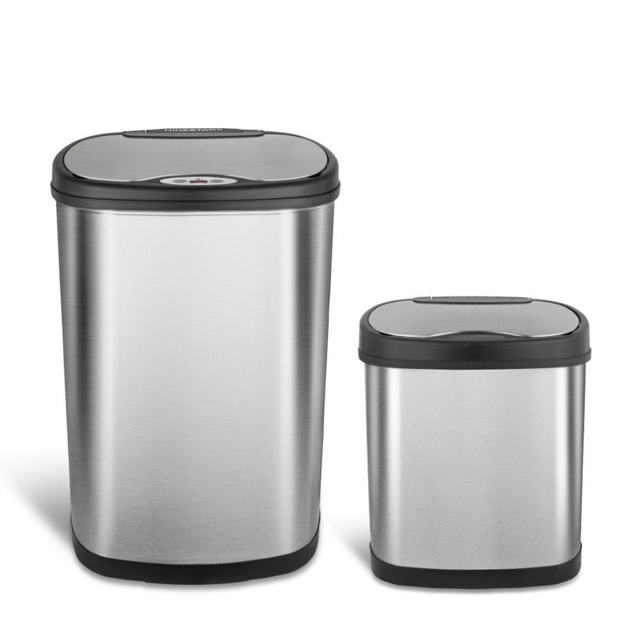 Rectangular Motion Sensor Trash Can 13.2 Gallon & 3.2 Gallon