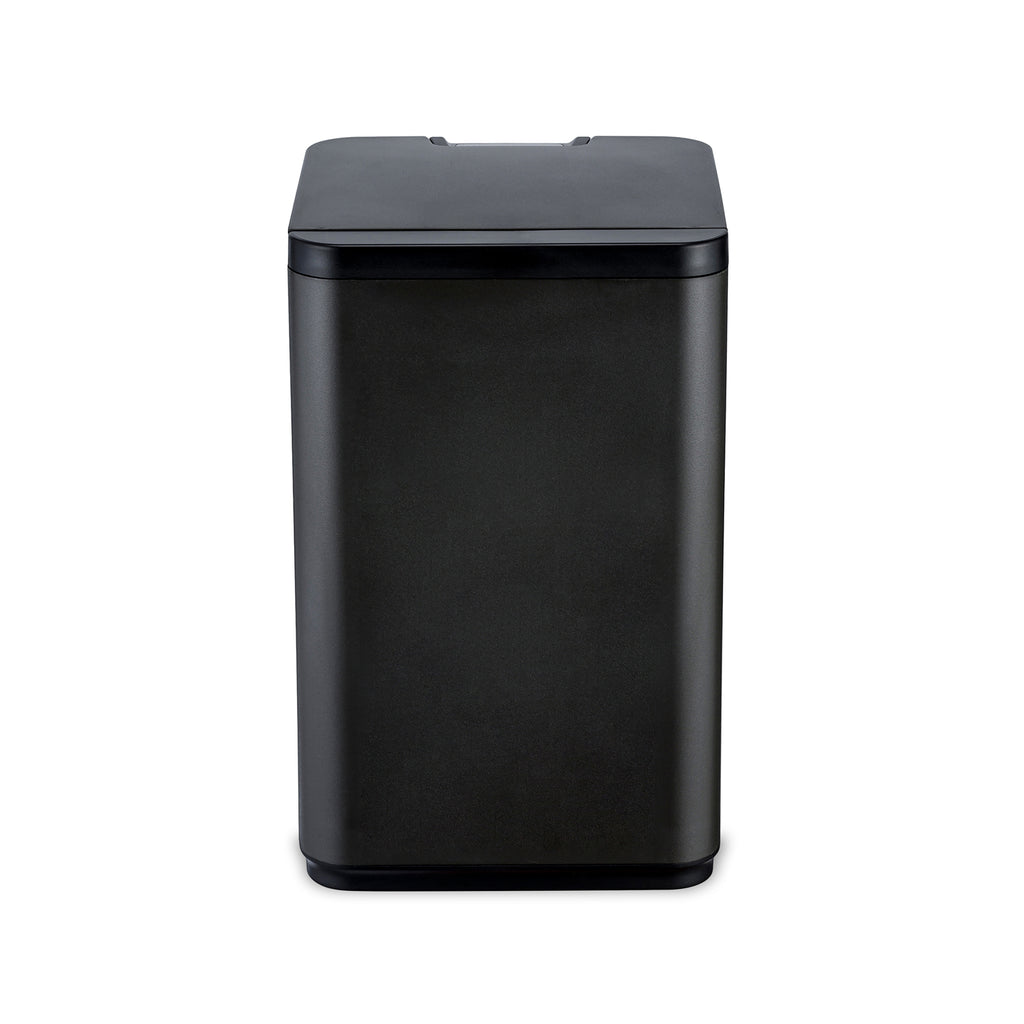 Square Motion Sensor Trash Can 2.6 Gallon, Black