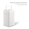 Square Motion Sensor Trash Can 2.6 Gallon, White