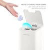 Square Motion Sensor Trash Can 2.6 Gallon | DZT-10-35