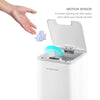 Touchless Square Motion Sensor Trash Can, 2.6 Gallon, White