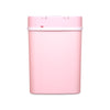 Ninestars Rectangular Motion Sensor Trash Can 3.2 Gallon, Pink