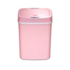 Rectangular Motion Sensor Trash Can 3.2 Gallon, Pink