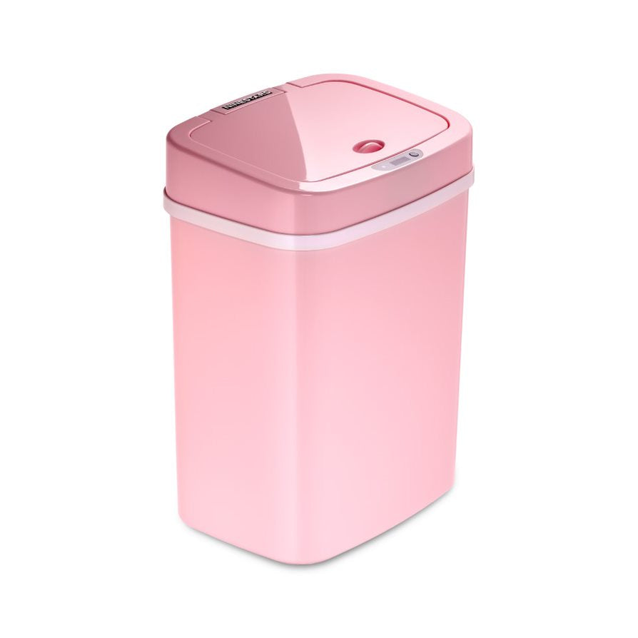 Rectangular Motion Sensor Trash Can 3.2 Gallon, Pink