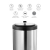 Round Motion Sensor Trash Can 3.2 Gallon