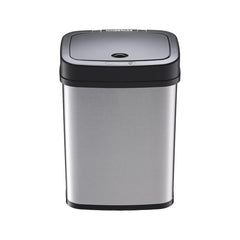 Fingerhut - Nine Stars Rectangular Motion-Sensor 3.2-Gallon Trash Can