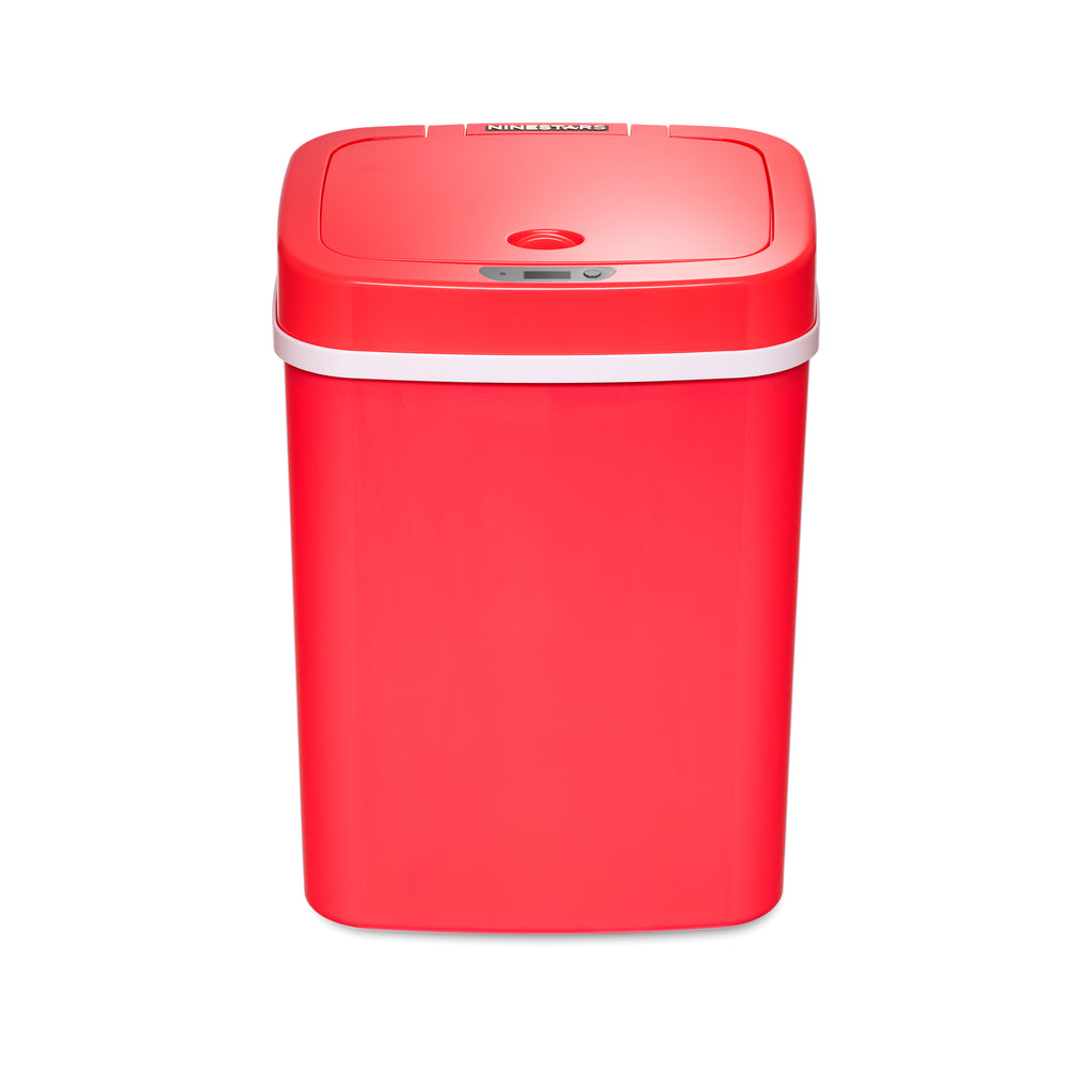 Rectangular Motion Sensor Trash Can 3.2 Gallon, Rose