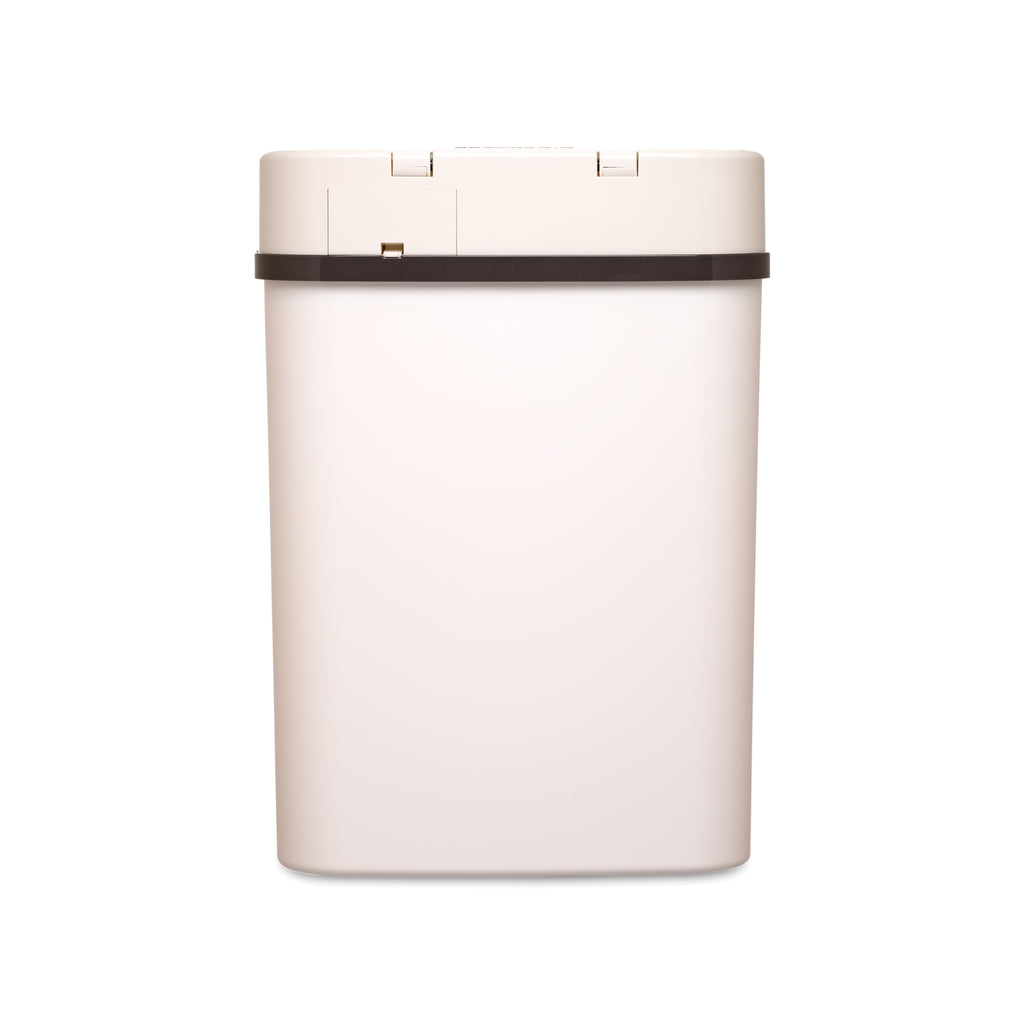 Rectangular Motion Sensor Trash Can 3.2 Gallon, White