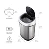 Oval Motion Sensor Trash Can 3.2 Gallon | DZT-12-9