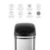 Slim Motion Sensor Trash Can 11.1 Gallon | DZT-42-1